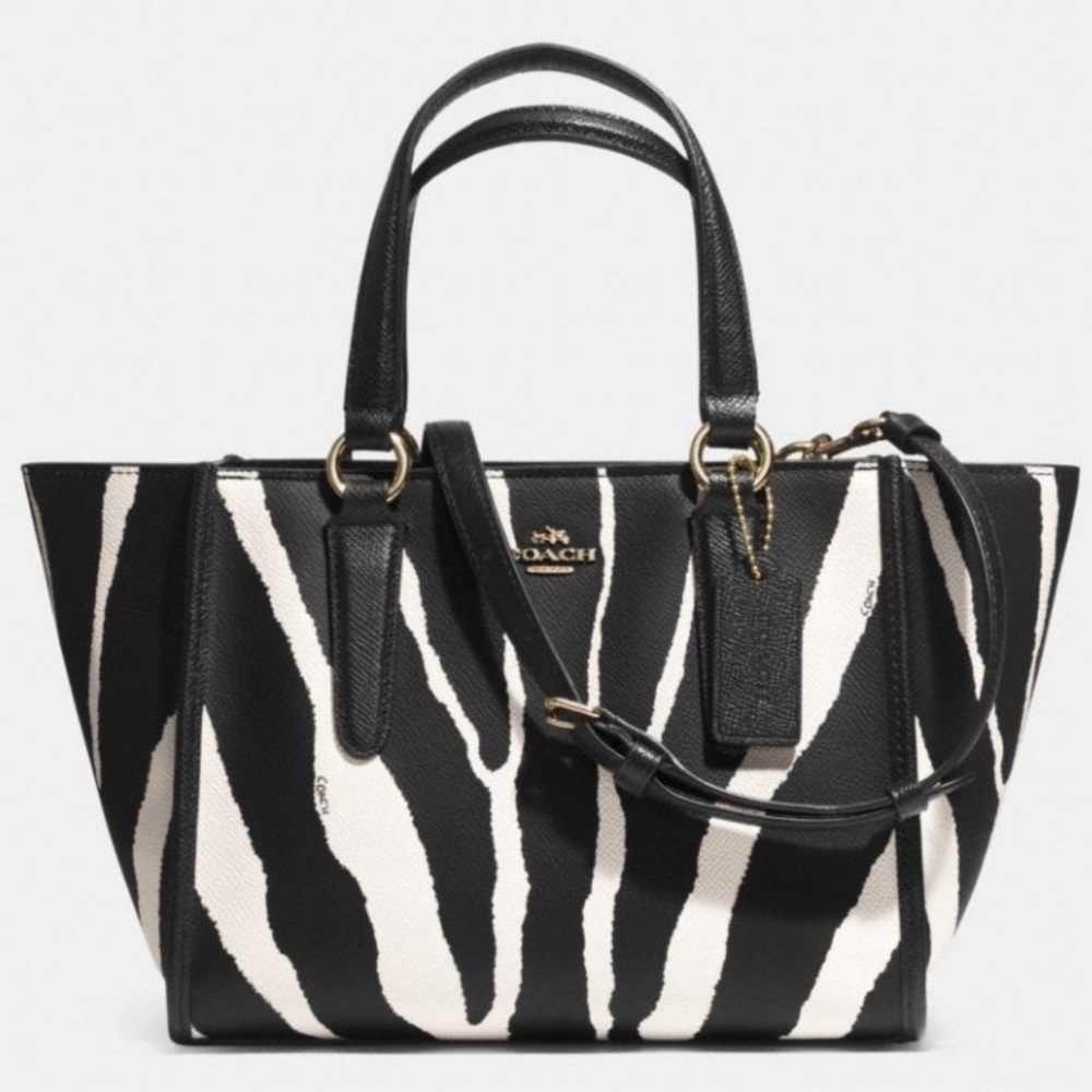 Coach Zebra Crossbody Bag Gem